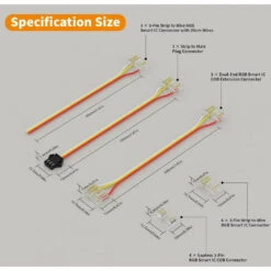 12mm 3-Pin Connectors Kit For RGB IC COB LED Strip Light IP20 -Atom Led 12mm3 PinConnectorsKitforRGBICCOBLEDStripLightIP20 6