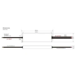 48V 60W - 500W LED Power Supply Transformer IP67 Waterproof -Atom Led 48v 100w 500w led power supply transformer ip67 waterproof 812651