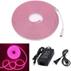 Pink Neon Flex 12V 6x12mm 120LEDs/m IP65 Waterproof 2.5cm Cut Kit -Atom Led 61Vj5M5lQXL. AC SL1000