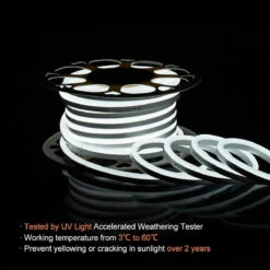 Cool White LED Neon Flex Wireless 8x16mm 120LEDs/m 220V 240V IP65 Waterproof With UK Plug -Atom Led 61oaWwJmlfL. AC SL1200 d609afc4 69a5 494e b540 395668148f93
