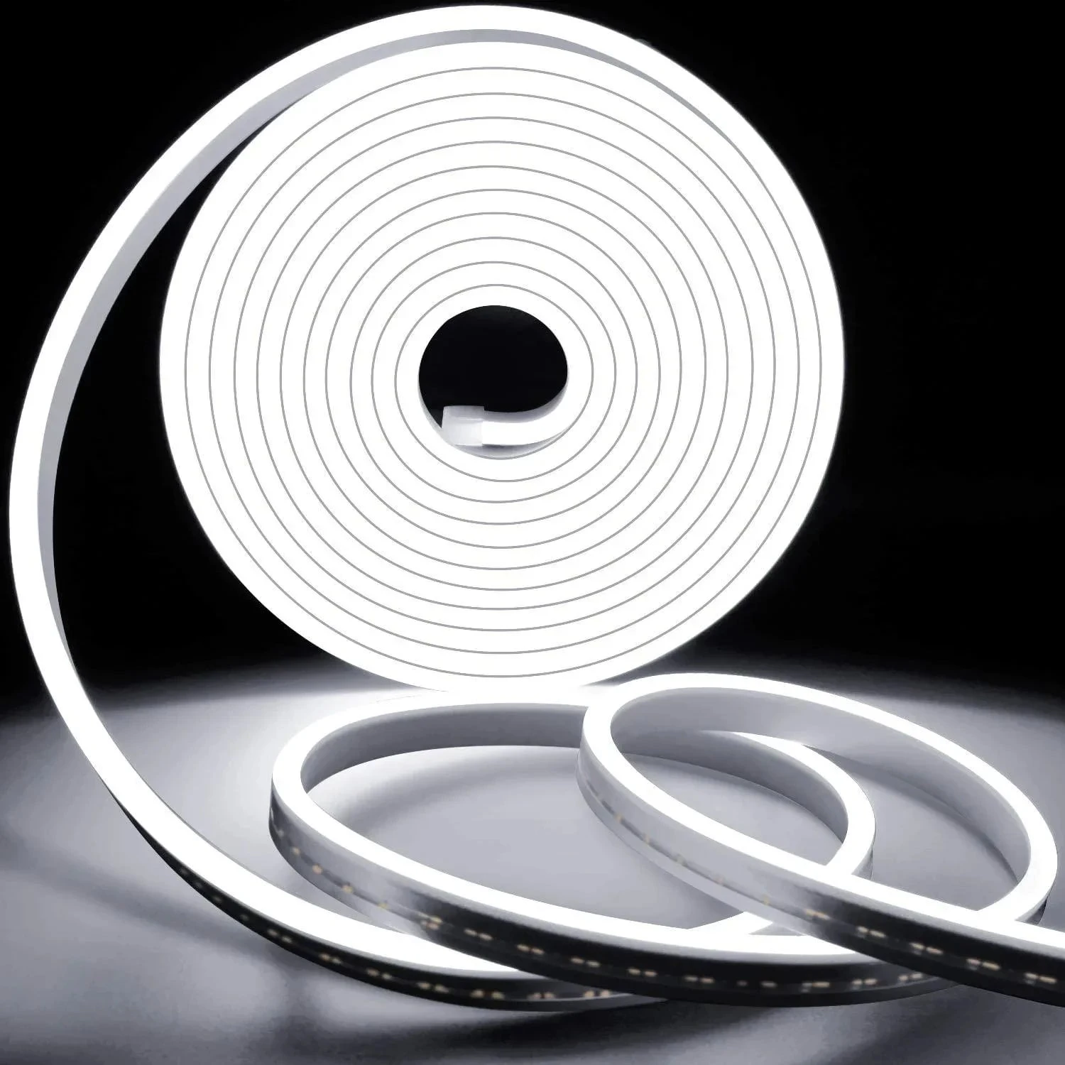 Mini Cool White Neon Flex 12V 6x12mm 120LEDs/m IP65 Waterproof 2.5cm Cut Kit 3 Mini Cool White Neon Flex 12V 6x12mm 120LEDs/m IP65 Waterproof 2.5cm Cut Kit