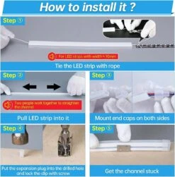 Silicone LED Neon Flex Diffuser Body For LED Strip 16x16mm -Atom Led 71SyabyfsGL. AC SL1500
