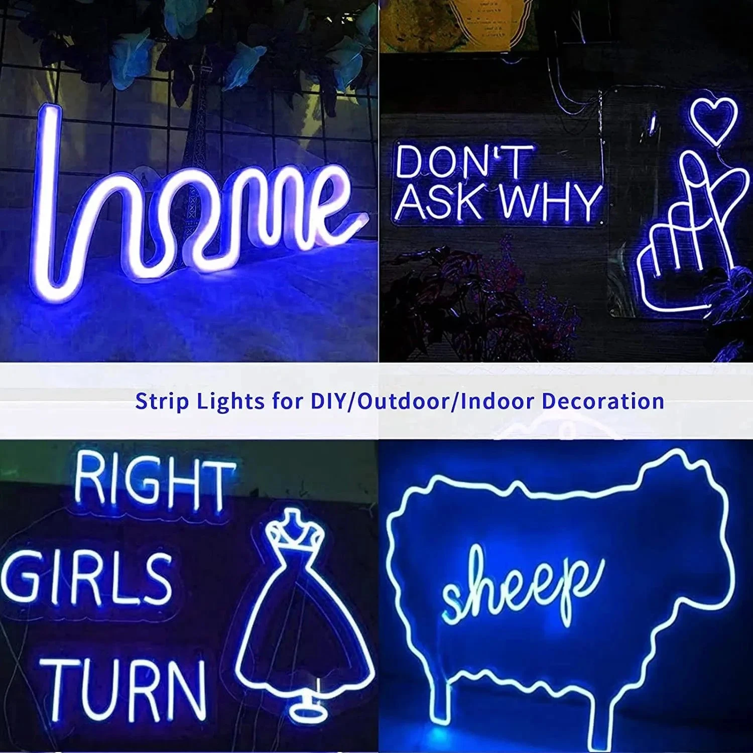 Blue LED Neon Flex DC 12V IP65 Waterproof 8x16mm 120 LEDs/M 11 Blue LED Neon Flex DC 12V IP65 Waterproof 8x16mm 120 LEDs/M - Image 9