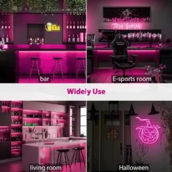 Pink Neon Flex 12V 6x12mm 120LEDs/m IP65 Waterproof 2.5cm Cut -Atom Led 81kcSbE50VL. AC SL1500 dc9d05be c67b 4f01 a53b ab93dc791f35
