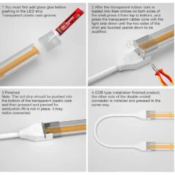 10mm 2-Pin DC Connectors For Single COB LED Strip Light IP67 -Atom Led 8mm2 PinIP67ConnectorsforSingleCOBLEDStripLight24V48V 2 3df148ff 6317 415a 9f02 c47cb36d7b40