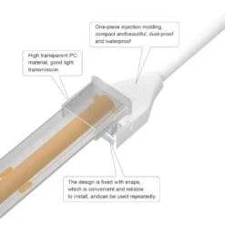 10mm 2-Pin DC Connectors For Single COB LED Strip Light IP68 -Atom Led 8mm2 PinIP67ConnectorsforSingleCOBLEDStripLight24V48V 3 09a607fb 0690 4b78 9e21 0b59b7e86a63