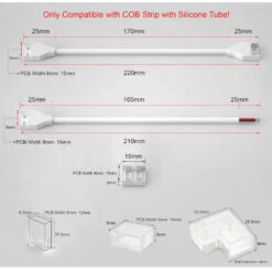 8mm 2-Pin DC IP68 Connectors For Single COB LED Strip Light -Atom Led 8mm2 PinIP67ConnectorsforSingleCOBLEDStripLight24V48V 4 8a56cc4f d380 4418 8e96 56af117f090b
