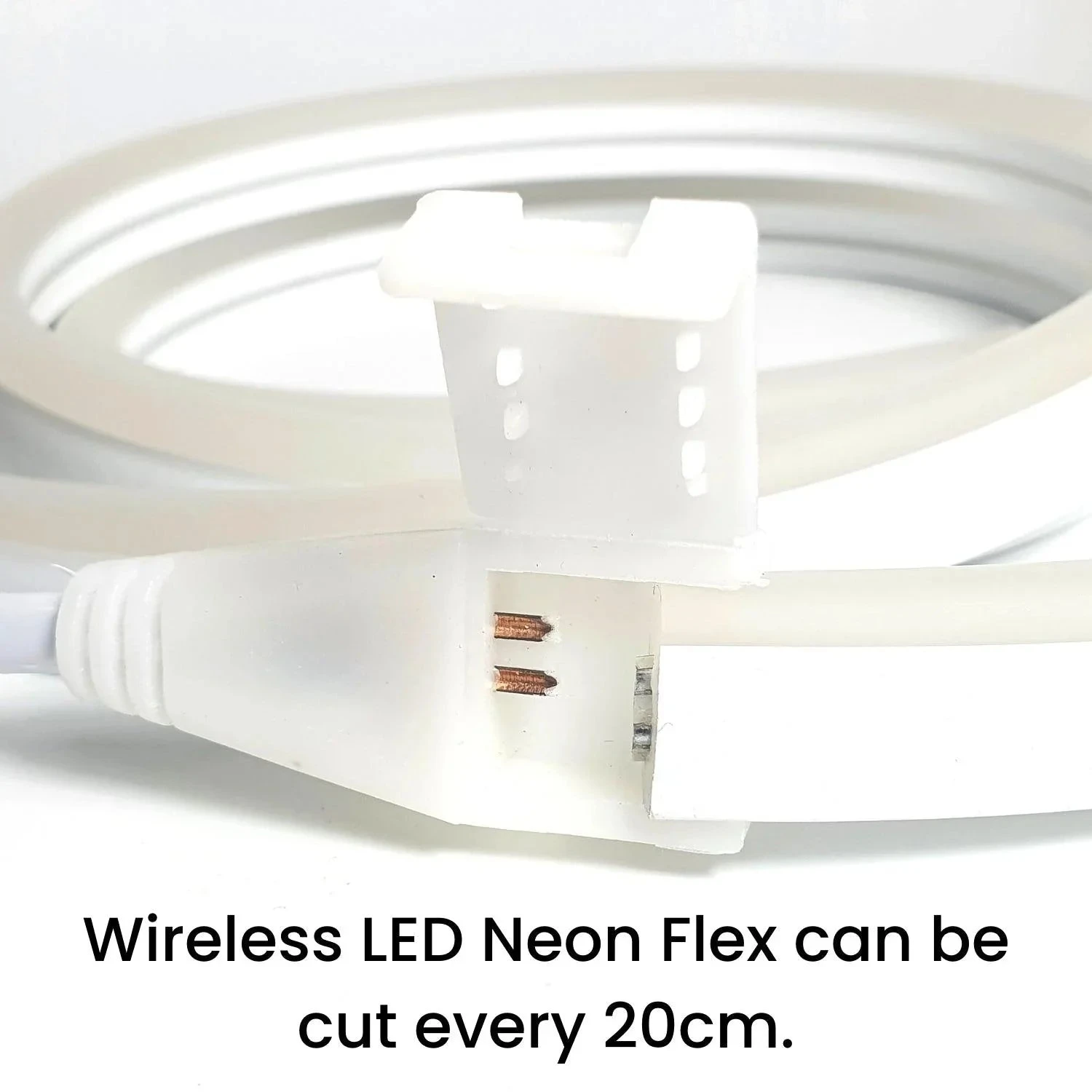 Cool White LED Neon Flex 24V DC Wireless 8x16mm 120LEDs/m IP65 Waterproof 7 Cool White LED Neon Flex 24V DC Wireless 8x16mm 120LEDs/m IP65 Waterproof - Image 5