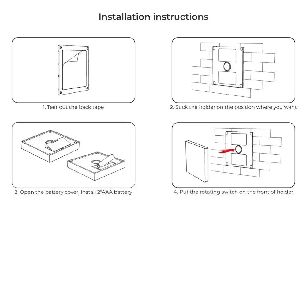 Miboxer B0 Wall Mount Panel Remote RGB+CCT 4 Miboxer B0 Wall Mount Panel Remote RGB+CCT - Image 2