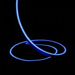 Mini Blue Neon Flex 6000K 24V 6x12mm IP65 Waterproof 15m -Atom Led Blue LED Neon Flex 6x12mm flat shape 24V 5cm cut