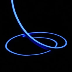 Mini Blue Neon Flex 6000K 24V 6x12mm IP65 Waterproof 15m -Atom Led Blue LED Neon Flex 6x12mm flat shape 24V 5cm cut 5