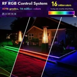 RGB Neon Flex 10x18mm 220V 240V WiFi Tuya APP LED Controller With 24key Remote -Atom Led CONHV IR24AC1 4