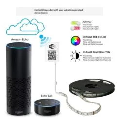 RGB LED Strip 12V WiFi Wireless Control IP65 Waterproof 300LEDs 5m Full Kit Work With Alexa And Google Home 21 RGB LED Strip 12V WiFi Wireless Control IP65 Waterproof 300LEDs 5m Full Kit Work With Alexa And Google Home -Atom Led Copy of atom led strip light RGB smd5050 wifi enable alexa google ip65 13075942 dffa 4b6c a9aa d3b4d3561a86