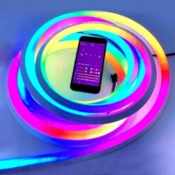 Digital Pixel RGB Neon Flex Addressable 16x16 WS2811 With Bluetooth App Controller Kit -Atom Led Dream Colour Magic Digital RGB Neon Flex 24V IP67 ukledlights.co .uk 2