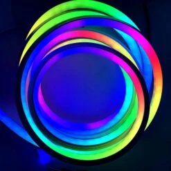 Digital Pixel RGB Neon Flex Addressable 16x16 WS2811 With Bluetooth App Controller Kit -Atom Led Dream Colour Magic Digital RGB Neon Flex 6803 IC 24V IP67 ukledlights.co .uk