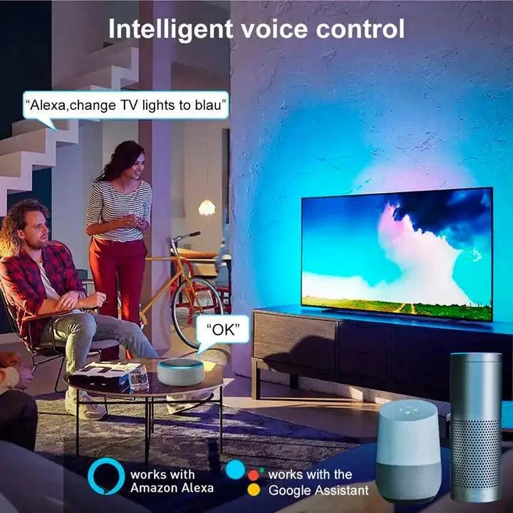 RGB LED Strip With WiFi Controller DC 24V 10m One Length 5050 IP65 Waterproof 60LED/m Full Kit 17 RGB LED Strip With WiFi Controller DC 24V 10m One Length 5050 IP65 Waterproof 60LED/m Full Kit - Image 15