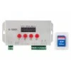 Digital RGB Pixel Controller K-1000C (T-1000S Updated) WS2812B WS2815 SK6812 WS2811 WS2801 LED Strip LED Matrix LED String 1536 Pixels Controller DC5-24V Addressable Programmable Controller With SD Card