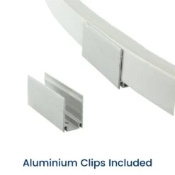 RGB LED Neon Flex 220V 240V 10x18mm IP65 Dimmable Wireless Bluetooth App Control With Remote -Atom Led LED NEON FLEX CONNECTING CLIPS MOUNTING CLIPS www.ukledlights 1