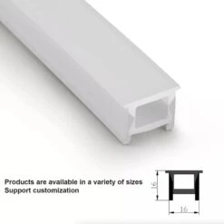 LED Strip Silicone Neon Flex Profile Cover Body Flexible Bendable 16x16mm -Atom Led LEDNEONFLEXSILICONEBODY16X16 1