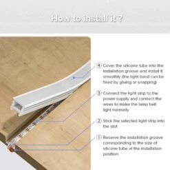 LED Strip Silicone Neon Flex Profile Cover Body Flexible Bendable 20x20mm -Atom Led LEDNEONFLEXSILICONEBODY16X16 5
