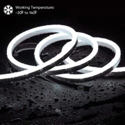 Cool White Neon Flex 220V 240V 8x16mm 120LEDs/m IP65 Waterproof With UK Plug -Atom Led LEDNeonFlexCoolWhite8x16mmAC220V240V 3 e312bd45 4fbf 487e af67 8b6b04a34842