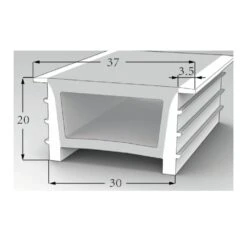 LED Strip Black Silicone Neon Flex Profile Cover Body Flexible Bendable 30x20mm -Atom Led LEDStripBlackSiliconeNeonFlexProfileCoverBodyFlexibleBendable 1