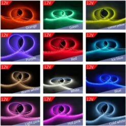 Led Strips 12V SMD2835 S Shape Bendable 120 Leds/m 6mm 5 Metre -Atom Led LedStrips12VSMD2835SShapeBendable120Ledsm6mm1cmCut