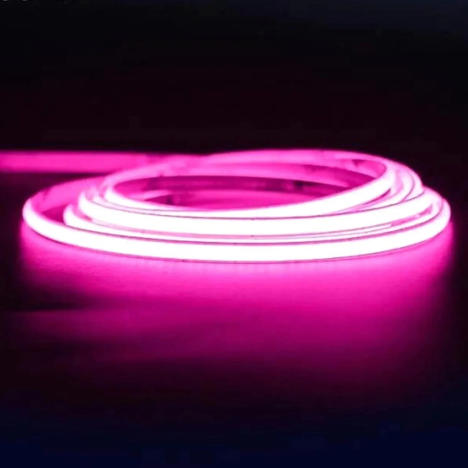 COB LED Strip Light Pink Neon Flex 220V 240V 288 LEDs/m IP65 With UK Plug 6 COB LED Strip Light Pink Neon Flex 220V 240V 288 LEDs/m IP65 With UK Plug - Image 4