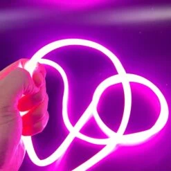 Pink COB LED Strip Light 220V 240V 288 LEDs/m IP65 With UK Plug -Atom Led PinkCOBledstrip220V240Vneonflexropelightip67 6 afc30131 f93d 4728 b727 900dd70f772b