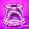 Pink LED Neon Flex AC 220V 240V 8x16mm 120LEDs/m IP65 Waterproof With UK Plug -Atom Led Pinkledneonflex