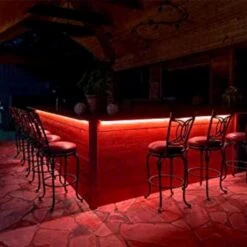 Red LED Neon Flex 220V 240V 8x16mm 120LEDs/m IP65 Waterproof With UK Plug -Atom Led REDLEDNeonFlexAC220V 1