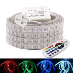 RGB LED Strip 120 LEDs/m 220V IP65 Wireless Bluetooth App Control With Remote 29 RGB LED Strip 120 LEDs/m 220V IP65 Wireless Bluetooth App Control With Remote -Atom Led RGBLEDStrip220V240V120LEDmWirelessBluetooth