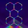 RGB Hexagrid LED Hexagon Ultrabright LED Multicolour Hex Lights - Five Hex Grid -Atom Led RGBhexagridledlights HexagonLightingRGB 1