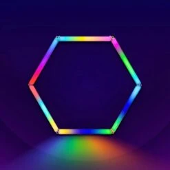 RGB Hexagrid LED Hexagon Ultrabright LED Multicolour Hex Lights - Single Hex Grid