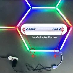 RGB Hexagrid LED Hexagon Ultrabright LED Multicolour Hex Lights - Four Hex Grid -Atom Led RGBhexagridledlights HexagonLightingRGB 6 108ab79f 3ee6 4f7f 8976 2cd4e91deee2