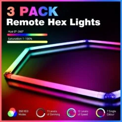 RGB Hexagrid LED Hexagon Ultrabright LED Multicolour Hex Lights - Four Hex Grid -Atom Led RGBhexagridledlights HexagonLightingRGB 9 3f3c5ece 581d 49ee a3b5 073551c0aeb6