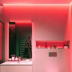 Mini Red LED Neon Flex 12V 6x12mm 120LED/m IP65 Waterproof 1cm Cut -Atom Led Redledneonflex12V 1