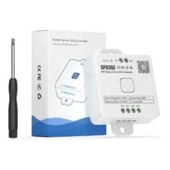 SP636E DC5-24V Addressable LED Strip Dimmer Bluetooth Music Control -Atom Led SP636ESPISingleColorLEDControllerwithremote 2