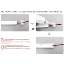 Black Silicone LED Neon Flex Tube Diffuser Body For LED Strip Light 5x13mm -Atom Led Siliconeneonflextubecoversystemforledstripchannelbendable 1 153684c6 5dc3 4b68 a68f 40df64224ed6