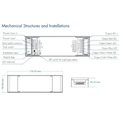 Skydance 12-48VDC 5CH*6A WiFi & RF 5 In 1 LED Controller V5-L(WT) With R8 Remote -Atom Led Skydance12 48VDC5CH6AWiFi RF5in1LEDControllerV5 L WT TuyaApp 2 053e345e 25d8 4a74 8888 a57109d68abf