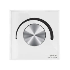 AC Triac Glass Rotary Panel Dimmer S1-K