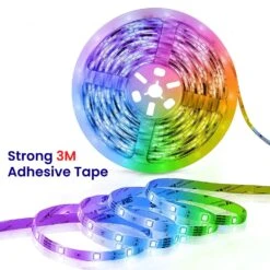 RGB LED Strip With Remote 24V 10 Metre One Length 5050 IP65 60LED/m Full Kit -Atom Led Strong3MAdhesiveTape