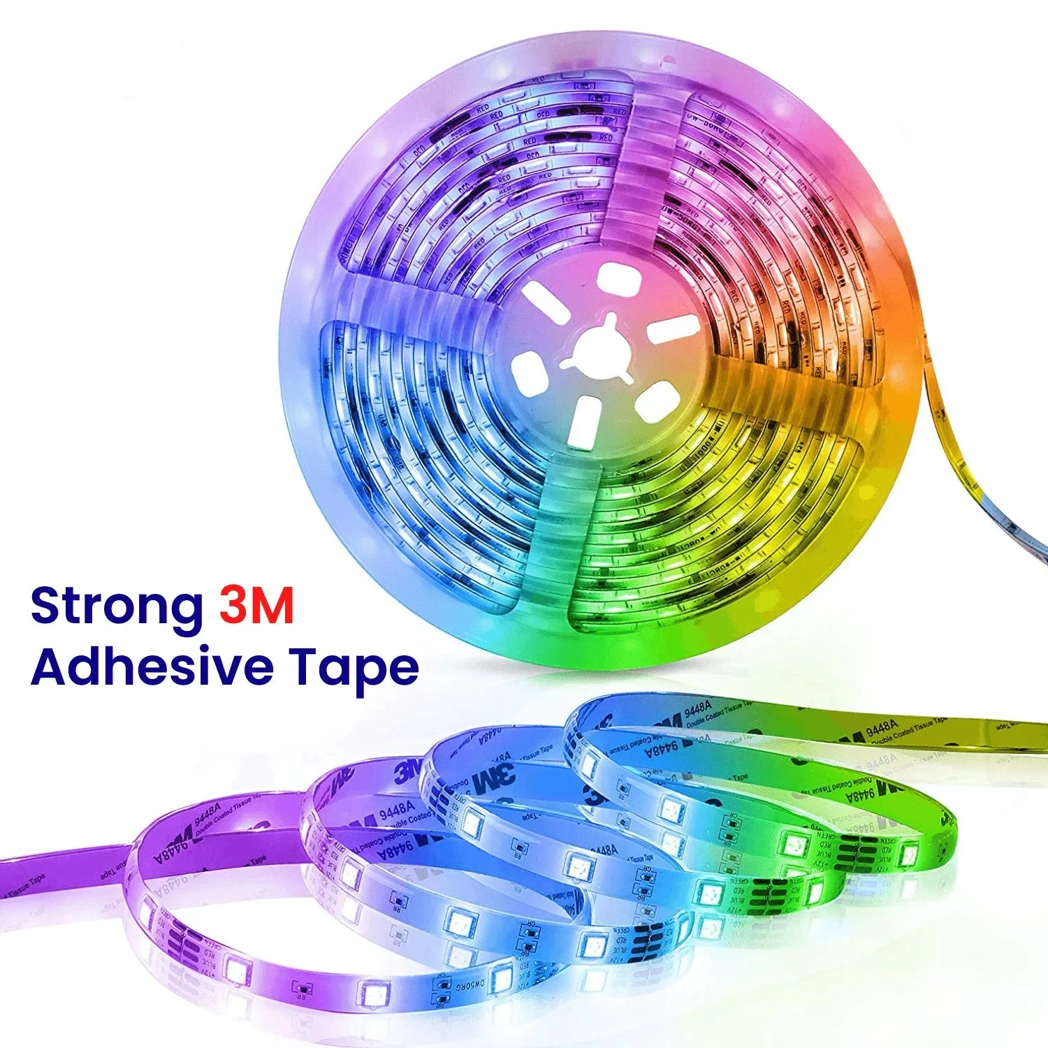 RGB LED Strip With WiFi Controller DC 24V 10m One Length 5050 IP65 Waterproof 60LED/m Full Kit 9 RGB LED Strip With WiFi Controller DC 24V 10m One Length 5050 IP65 Waterproof 60LED/m Full Kit - Image 7