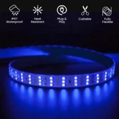 RGB LED Strip 220V 240V 144 LEDs/m IP65 Wireless Bluetooth App Control With Remote -Atom Led Untitled design 71 79acb0ec 7c0f 40fd 8754 5487a915bdd1