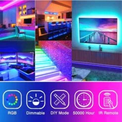 RGB LED Strip 12V 5050 12V IP20 Non Waterproof 300LED 10 Metre Kit -Atom Led Untitled design 75