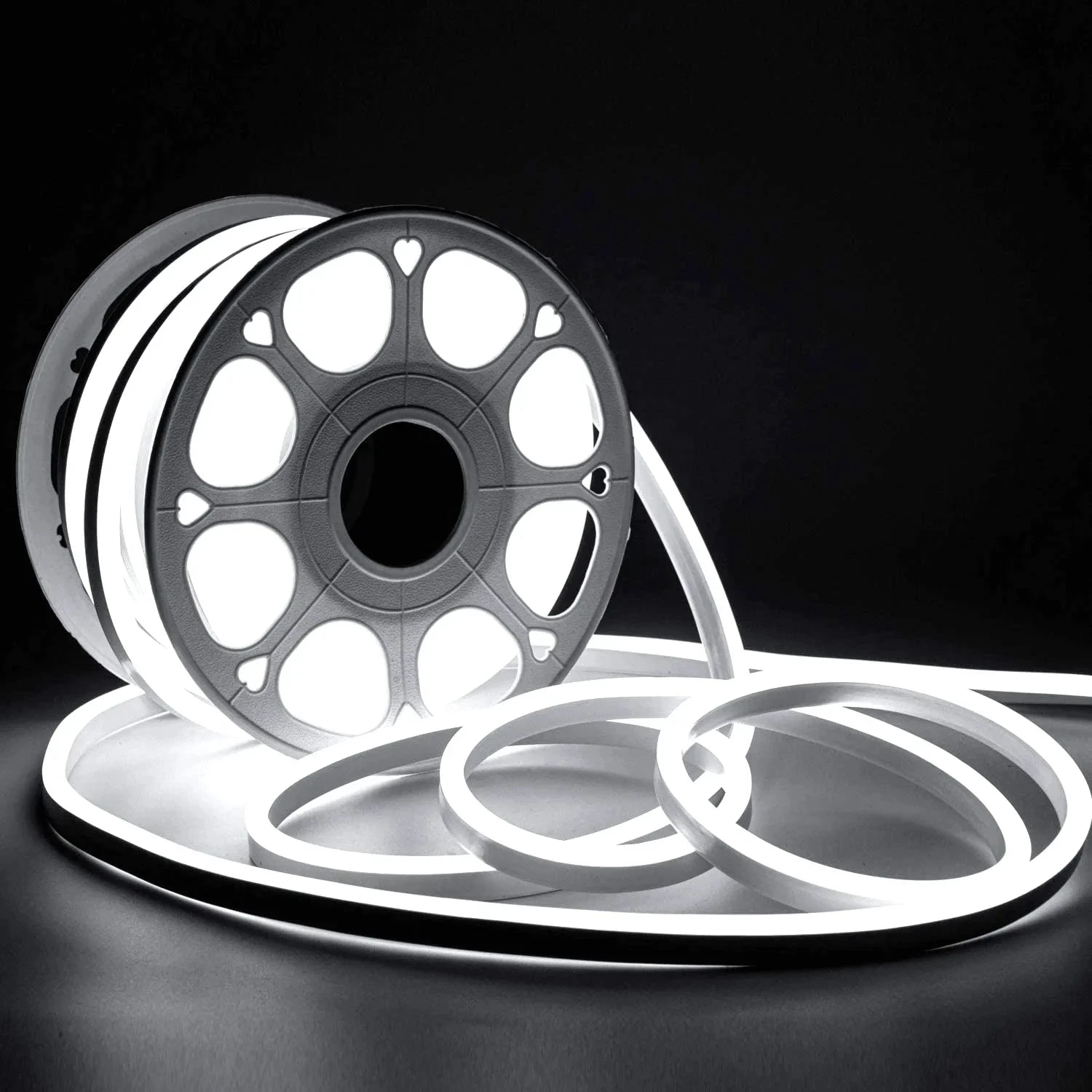 Cool White LED Neon Flex AC 220V 240V 8x16mm 120LEDs/m IP65 Waterproof With UK Plug 6 Cool White LED Neon Flex AC 220V 240V 8x16mm 120LEDs/m IP65 Waterproof With UK Plug - Image 4