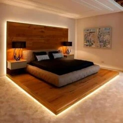 Warm White LED Neon Flex 220V 240V Wireless 8x16mm 120LEDs/m IP65 With UK Plug -Atom Led WarmWhiteLEDNeonFlex220V 4