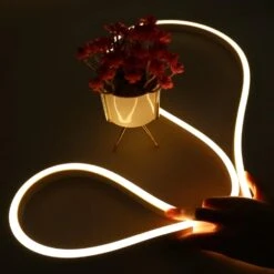 Warm White LED Neon Flex 24V 10x20mm IP68 Waterproof 20m -Atom Led WarmWhiteNeonFlex24VIP68waterproof 4