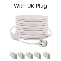 Purple Neon Flex 220V 240V 8x16mm 120LEDs/m IP65 Waterproof With UK Plug -Atom Led With UK Plug b21fabcd 55d7 413d 8e92 79fa0176a022