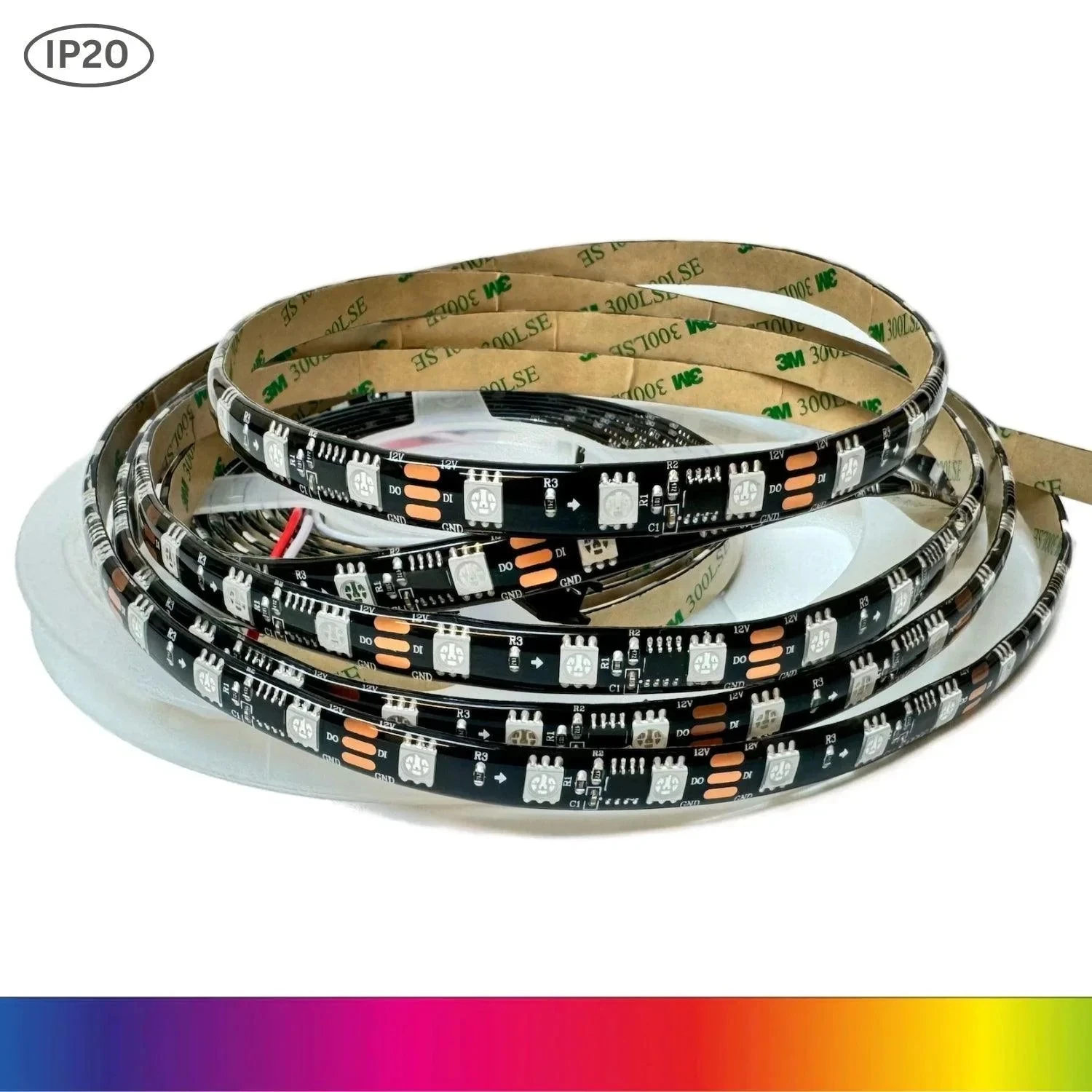 Digital Pixel RGB LED Strip 12V WS2811 Addressable 5050 60LED/m IP20 5 Metre 3 Digital Pixel RGB LED Strip 12V WS2811 Addressable 5050 60LED/m IP20 5 Metre